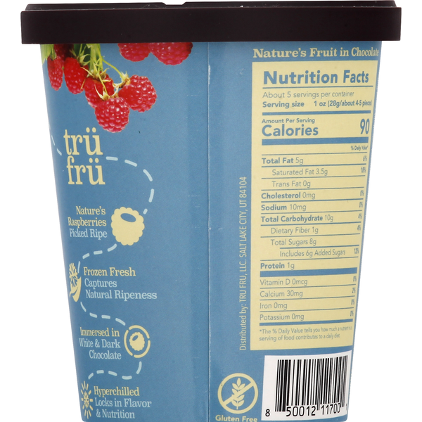 Tru Fru Raspberries, Dark Chocolate
