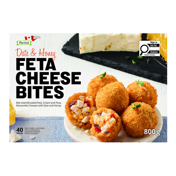 Partini Date and Honey Feta Cheese Bites