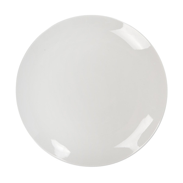 Gibson Dinner Plate, 10.5 x 10.75 in - White