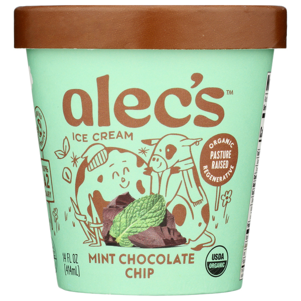 alec's ice cream Mint Chocolate Chip Ice Cream, A2 Dairy Same-Day