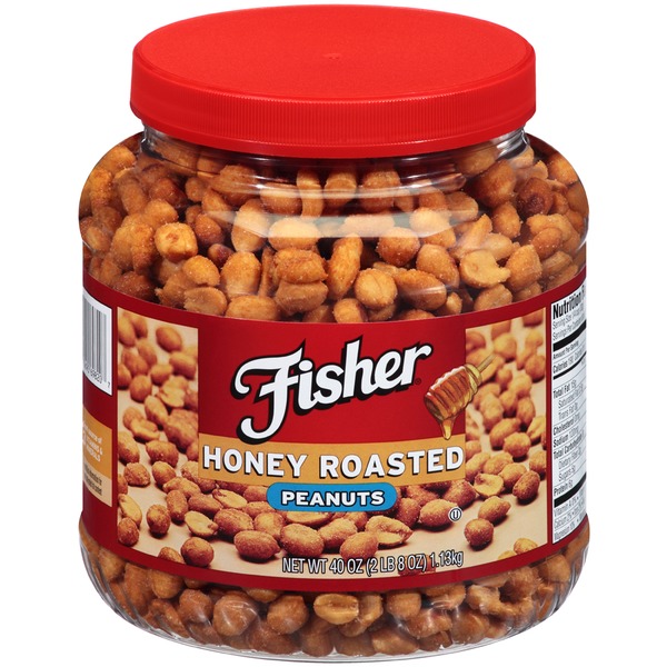 Fisher Honey Roasted Peanuts (40 oz) Instacart