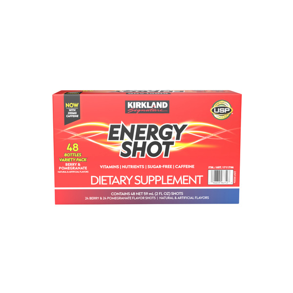 Costco Kirkland Signature Energy Shot Dietary Supplement SameDay