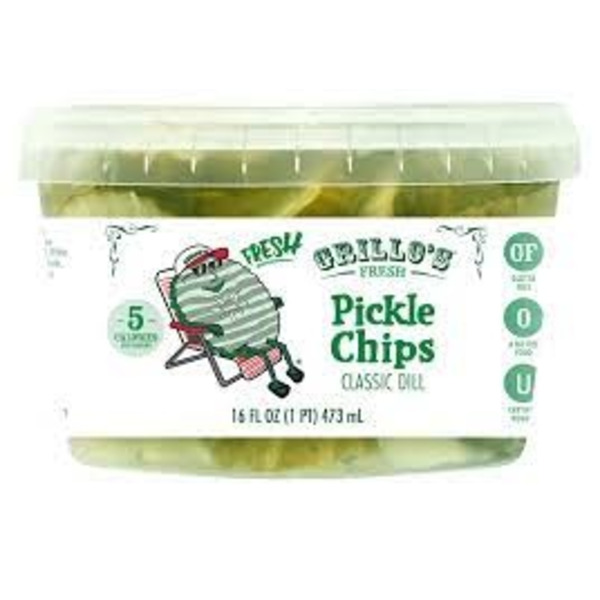 Grillo's Pickles Pickle Chips, Classic Dill Same-Day Delivery or
