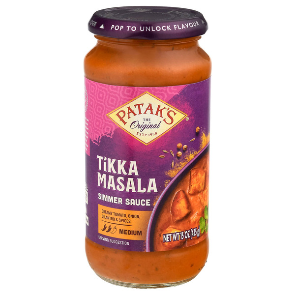 Wegmans Patak's Medium Tikka Masala Simmer Sauce Same-Day Delivery or ...