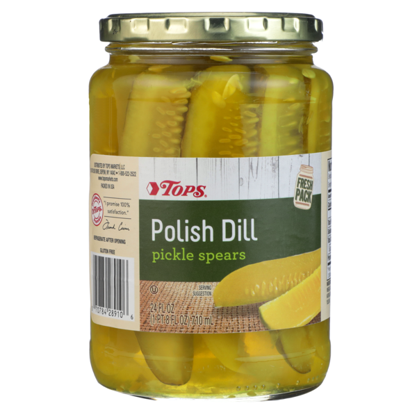 トップス pickles TOPS Polish Dill Pickle Spears Same-Day Delivery or Pickup | Tops