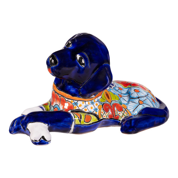 Style Selections Talavera Dog with Bone Statuary