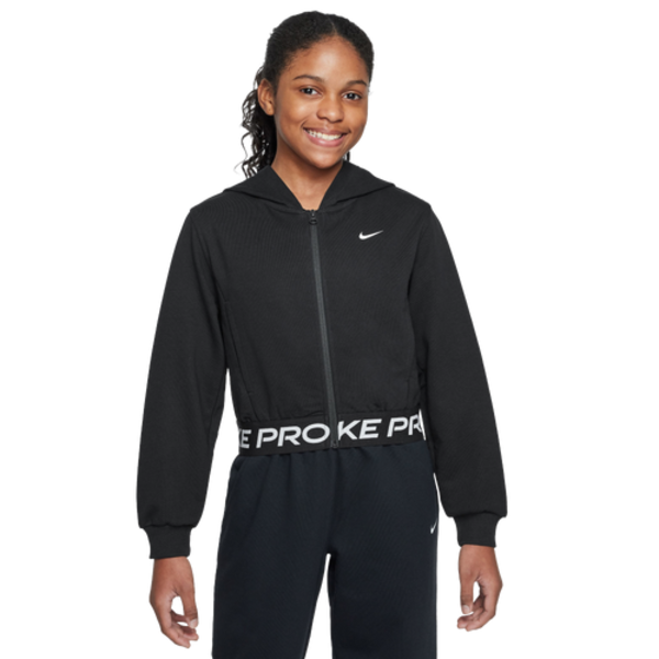 Nike Grade-School Pro Fleece Dri-Fit Zip Hoodie, Large