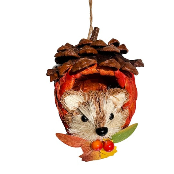 Ashland Fox in Acorn Natural Decorative Ornament