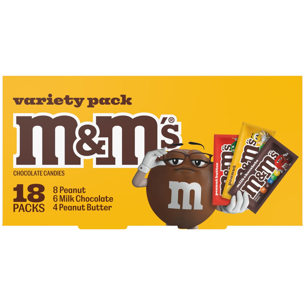 M&M's Assorted Chocolate Candy Variety Pack Same-Day Delivery