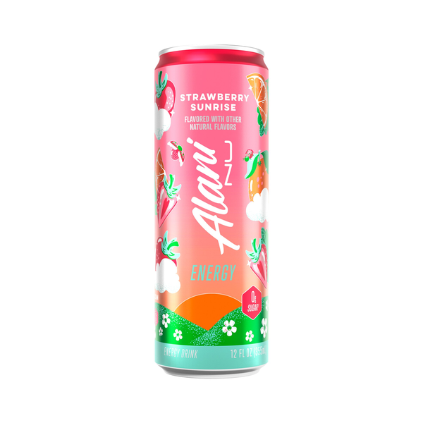 Alani Nu Strawberry Sunrise Energy Drink Can