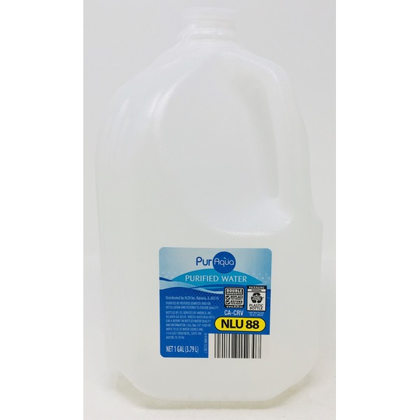 PurAqua Purified Water Gallon 1 Gal From ALDI Instacart
