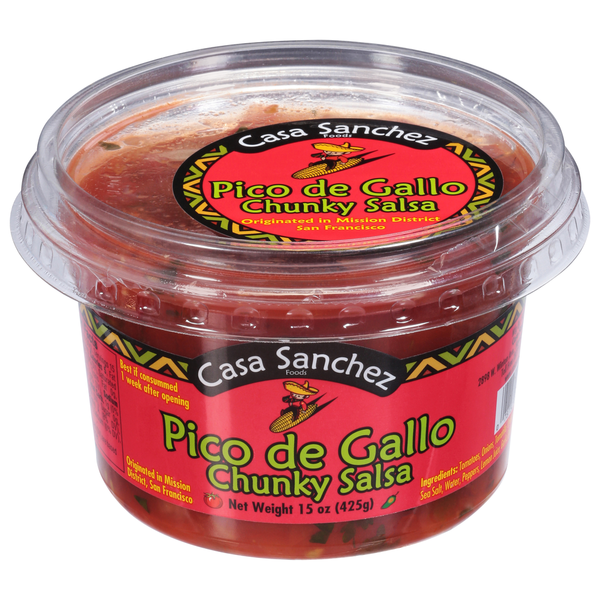 Casa Sanchez Salsa, Chunky, Pico De Gallo Same-Day Delivery or