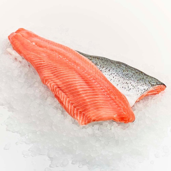 King Soopers Atlantic Salmon Fillets Farm Raised Color Added (1 lb