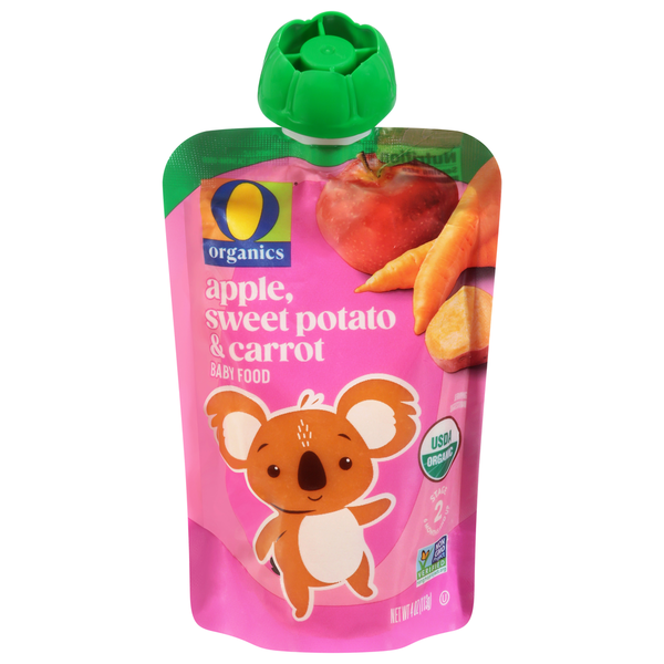 O Organics Apple, Sweet Potato & Carrot Stage 2 Baby Food