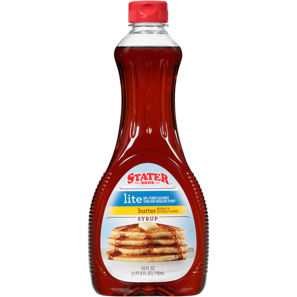 Stater Bros Butter Flavored Lite Syrup (24 fl oz) Instacart
