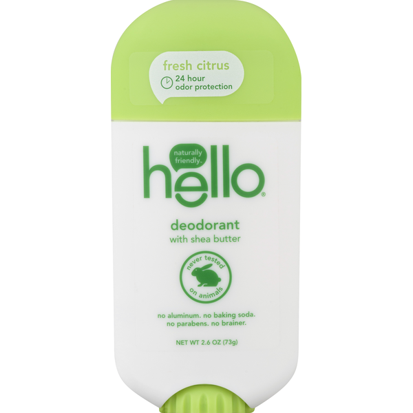Hello Deodorant, Fresh Citrus (2.6 oz) Instacart