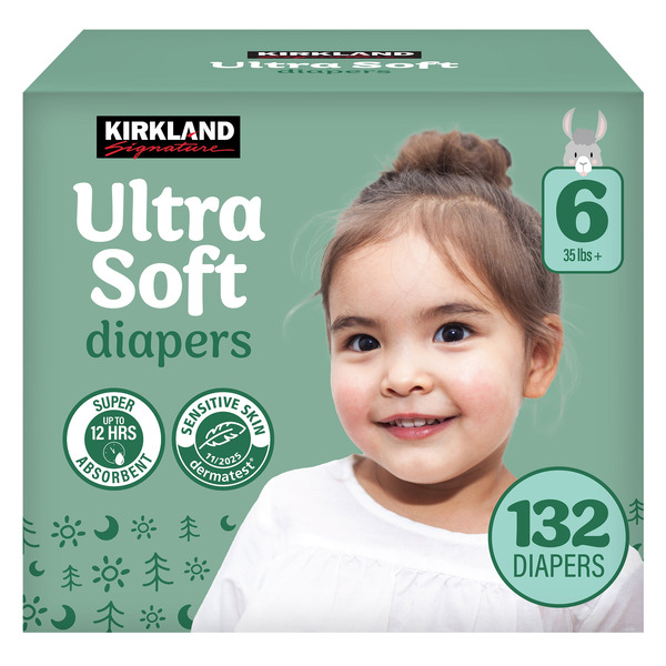 Kirkland Signature Diaper Sizes 3-7, Size Six