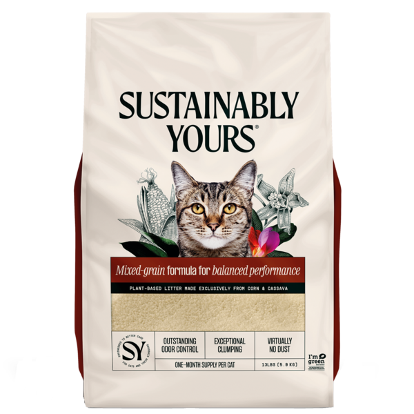 Sustainably Yours Mixed Grain Formula Cat Litter