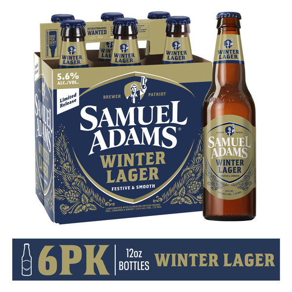 Samuel Adams Winter Lager Seasonal Beer (12 fl. oz. Bottle, 6pk