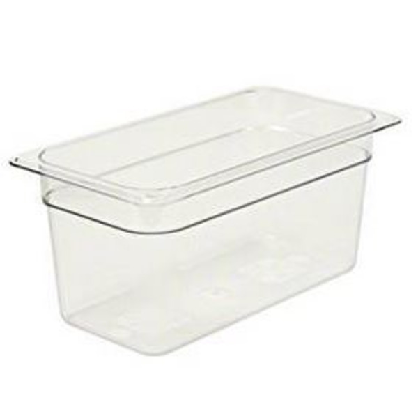 Cambro - Camwear 36CW135 - 1/3 Size Food Pan, 6" Deep, Clear
