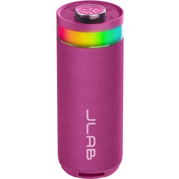 JLab 10W Bluetooth Portable Speaker With RGB Lighting - Mulberry