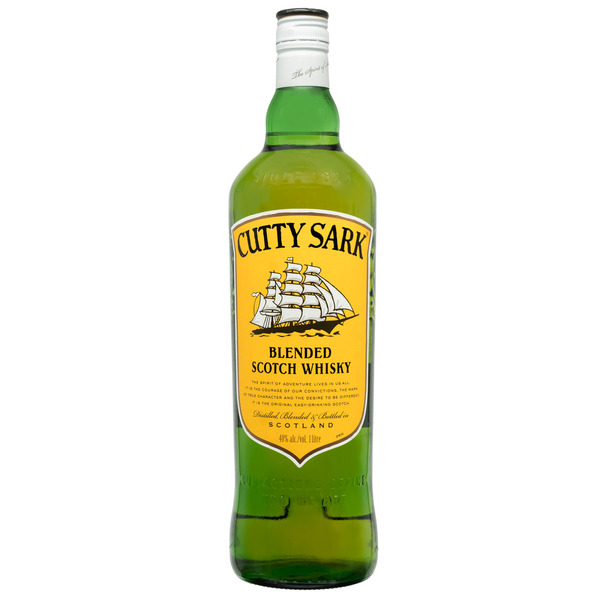 Cutty Sark Blended Scotch Whisky 1l 80 Proof Same-Day Delivery or