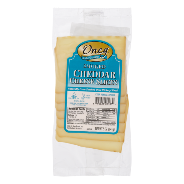Oneg Cheese Slices Smoked Cheddar (5 oz) Instacart