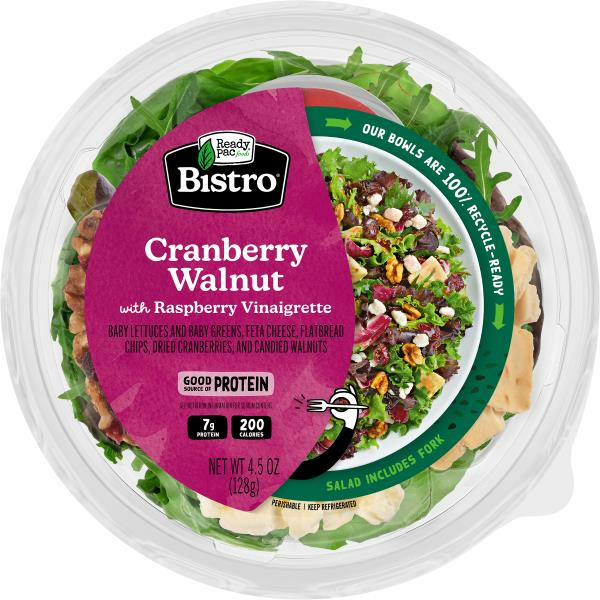 Ready Pac Bistro Cranberry Walnut Vegetarian Bistro Salad Same-Day ...