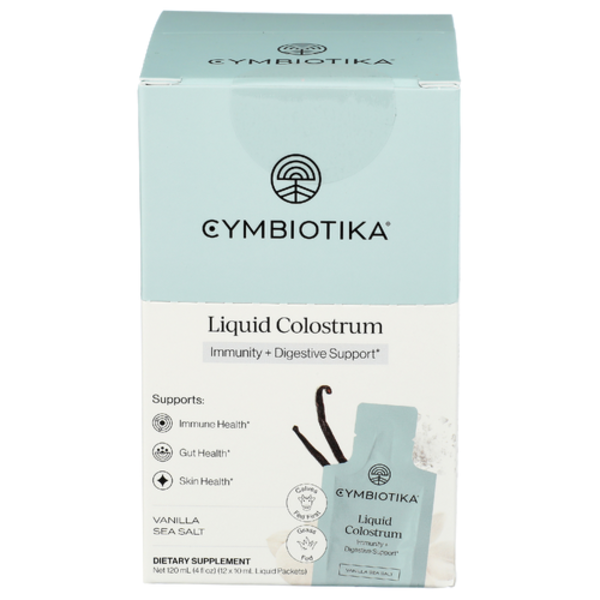 Cymbiotika Vanilla Sea Salt Liquid Colostrum 12 Pack Case Same-Day