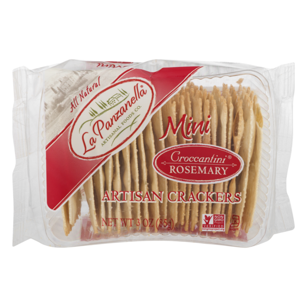 La Panzanella Mini Artisan Crackers Rosemary (3 oz) from Sprouts