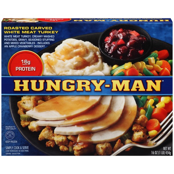 HungryMan Roasted Carved White Meat Turkey from Ralphs Instacart