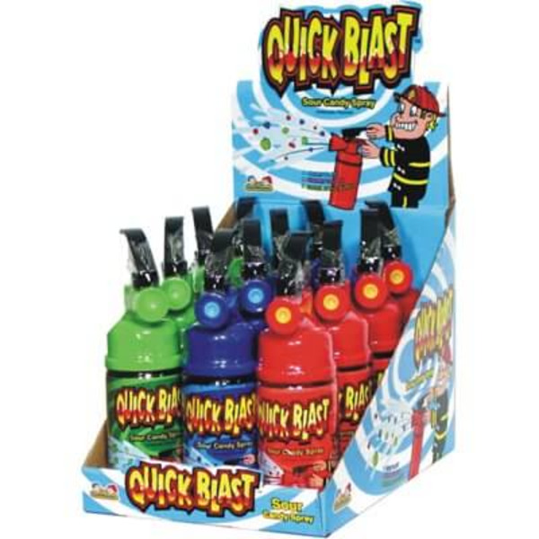 Quick Blast Sour Candy Spray - 12 ct