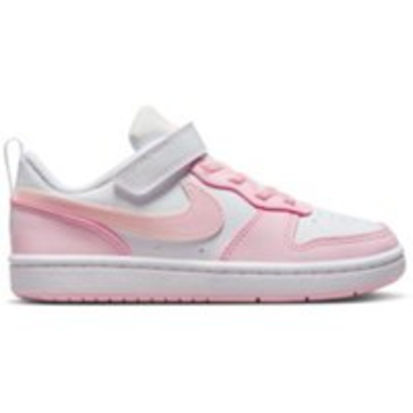 Nike Kids' Preschool Court Borough Low Recraft Shoes - White & Pink Foam