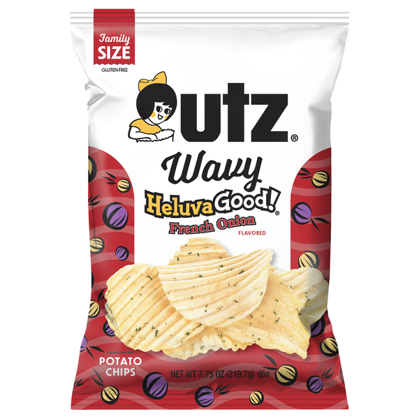 Utz Wavy French Onion Flavored Potato Chips