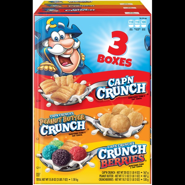 Cap'n Crunch Variety Pack (18.7 oz) from Costco Instacart