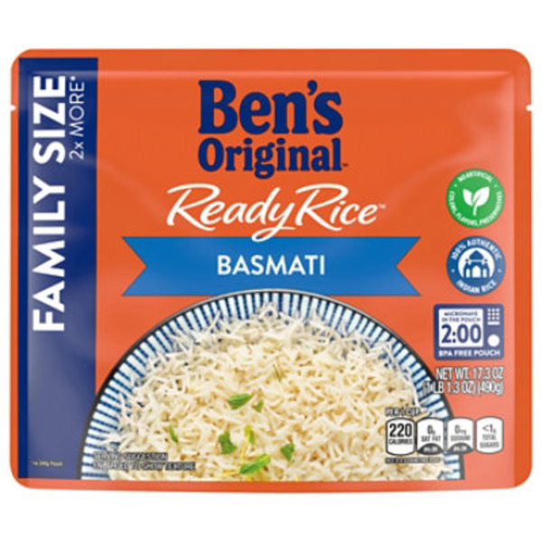 Ben's Original Basmati Rice Family Size Pouch