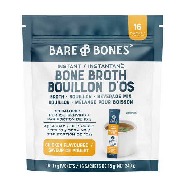 Bare Bones Chicken Bone Broth 16 x 15 g