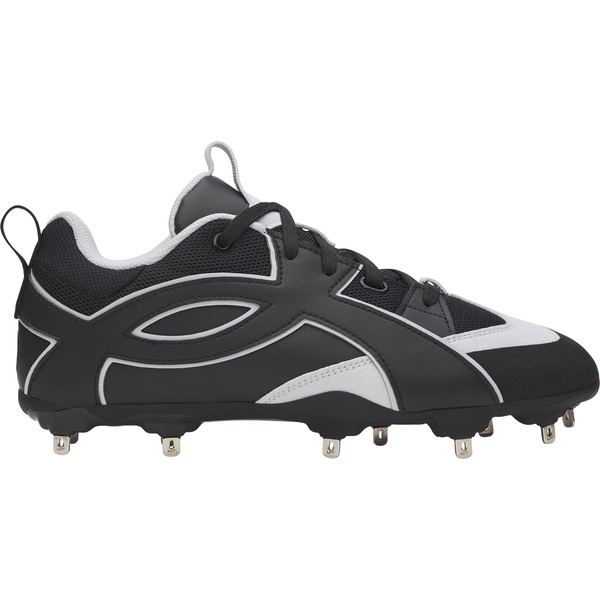 Under Armour Men's Yard Icon Metal Baseball Cleats, Size 8.5, Medium/D - Black/Anthracite