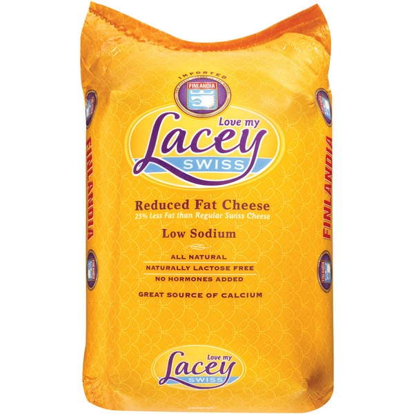 Finlandia Lacey Swiss Reduced Fat Low Sodium Cheese (each) Instacart