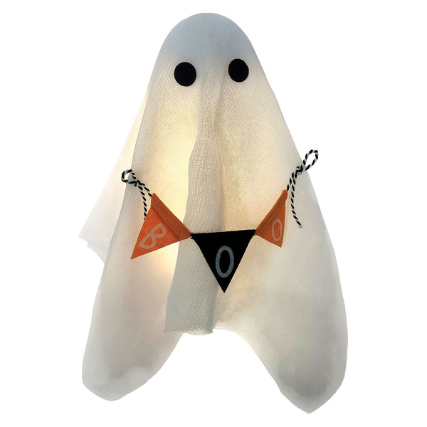 The Halloween Collection LED Tabletop Ghost, Boo Ghost Same-Day