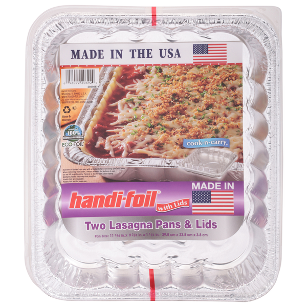 Handi-foil Lasagna Pans & Lids Same-Day Delivery or Pickup | Woods