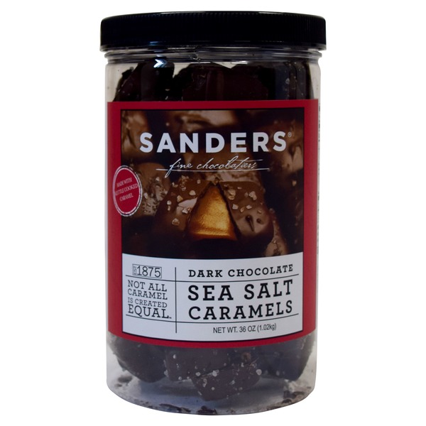 Sanders Fine Chocolatiers Dark Chocolate Sea Salt Caramels (36 oz) from Costco Instacart