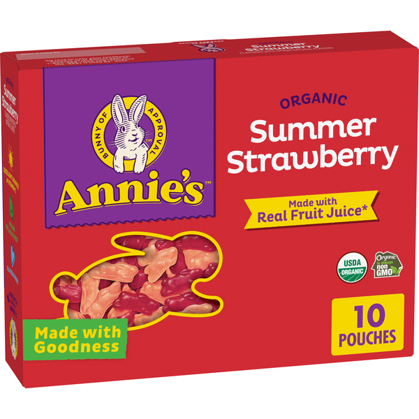 Annie's Organic Summer Strawberry Fruit Flavored Snacks Same-Day