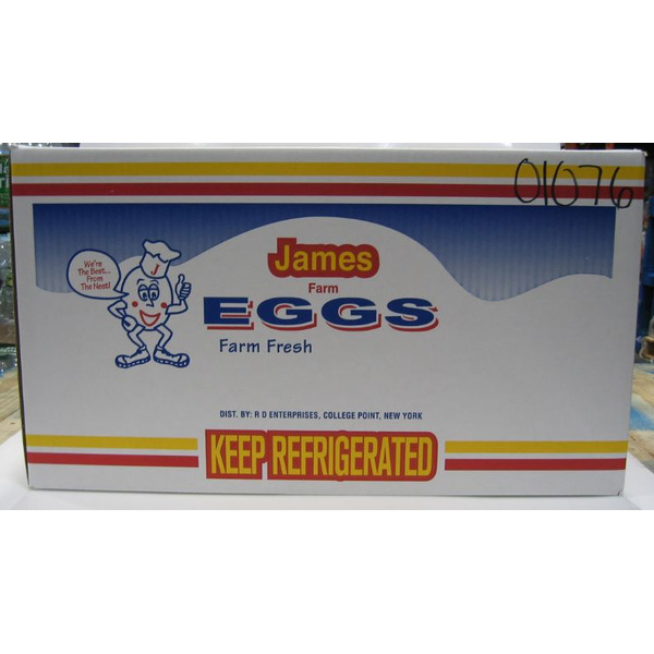 James Farm - Medium Loose Eggs - 30 Dozen