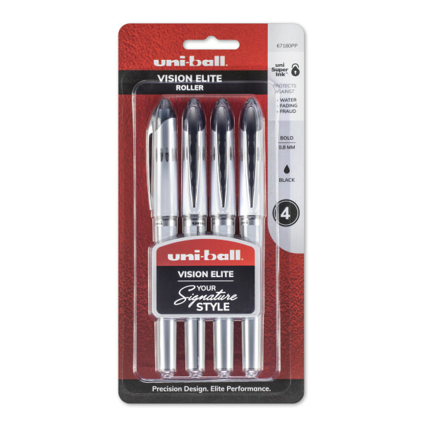Uni-ball Pens, Black, Bold