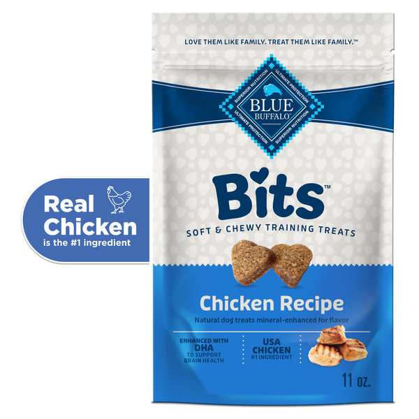 Blue Buffalo Bits Soft & Chewy Training Dog Treats, Chicken Recipe