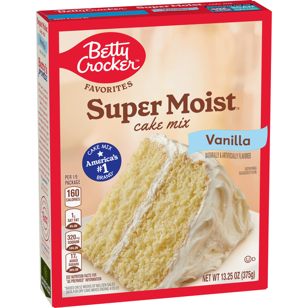 Betty Crocker Favorites Super Moist Vanilla Cake Mix Same-Day