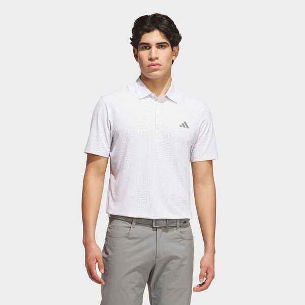 adidas Men's Ultimate365 Tour Cool Feeling Deco Golf Polo, M - White
