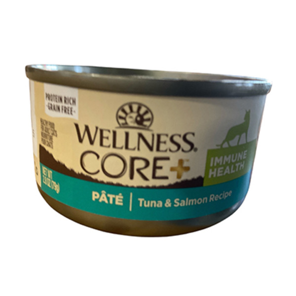 Wellness Core + Grain Free Tuna & Salmon Recipe Food For Adult Cats