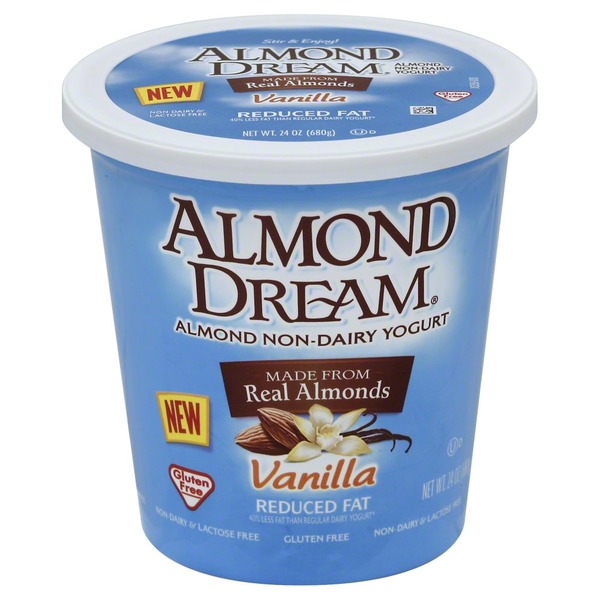 Almond Dream Yogurt, Almond NonDairy, Reduced Fat, Vanilla (24 oz